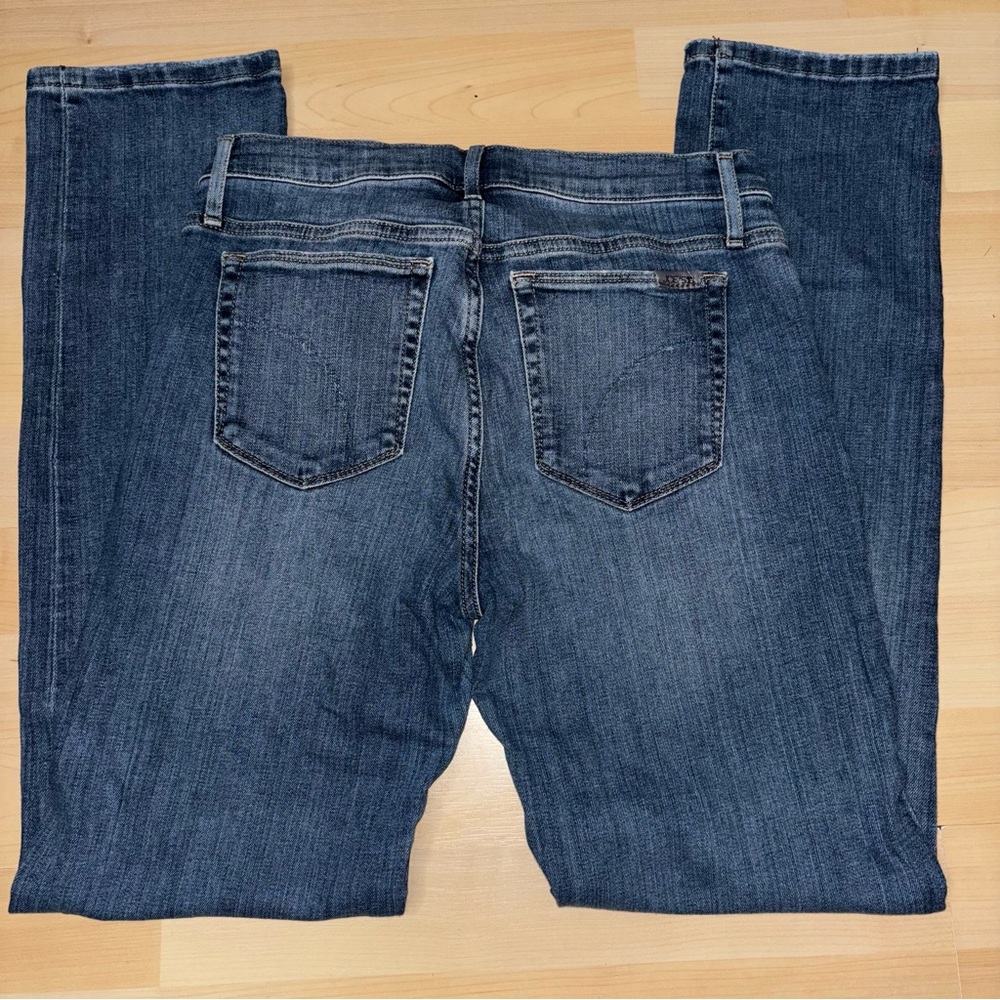 Joe’s Jeans Silver Lake Straight Leg Jeans Size 27 Dark Wash Stretch Denim NOTE